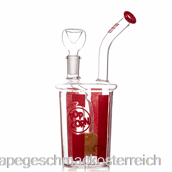 Hanf-Popcorn-Bong Mit Rotem Vape-Geschmack
